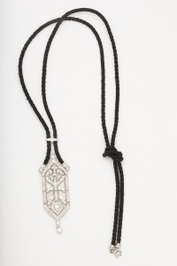 Cartier Platinum and Diamond Antique Pendant