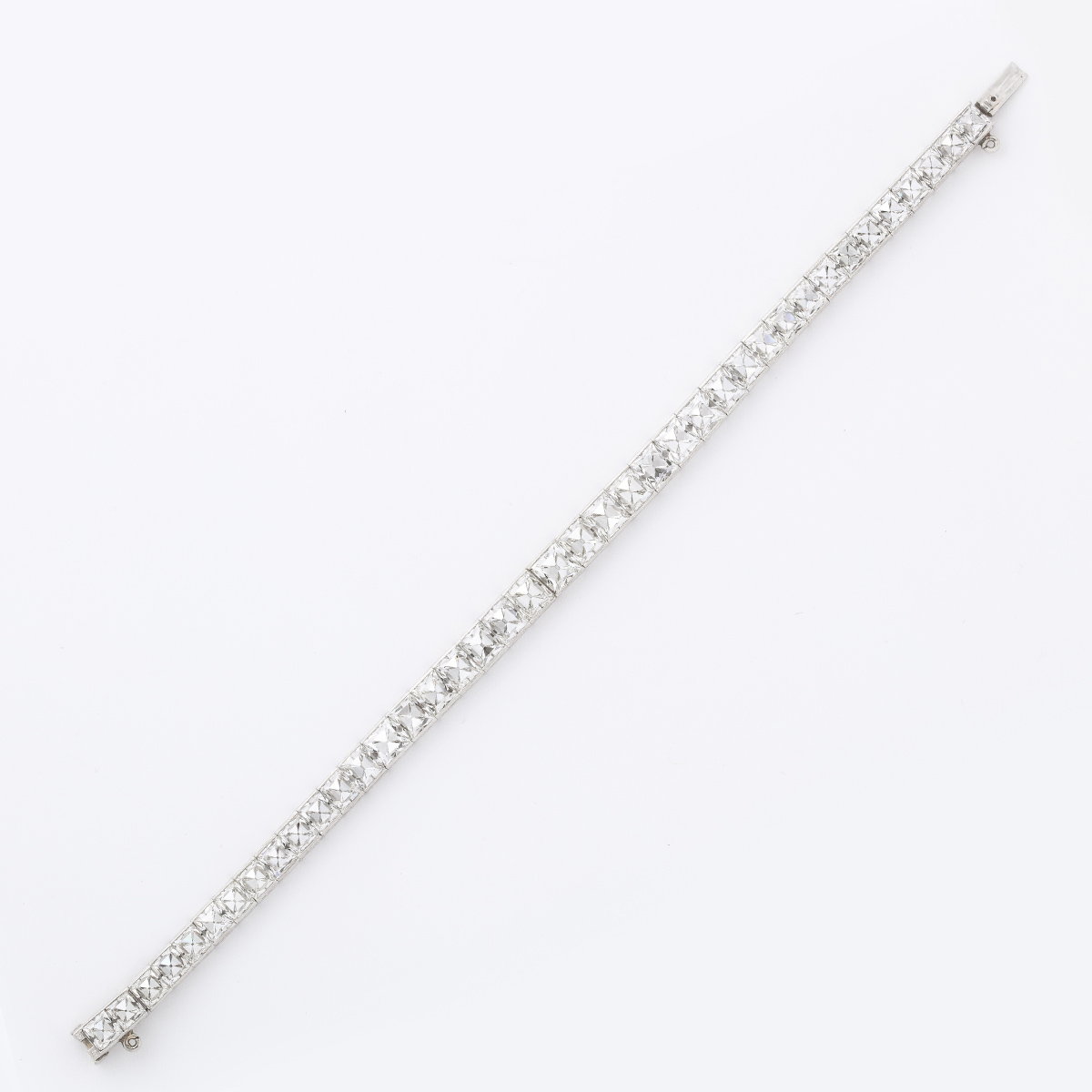 A La Vieille Russie| Antique French-cut Diamond Bracelet by Tiffany & Co.