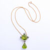 Victorian Peridot and Diamond Pendant - Image 2