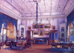The Blue Study of Alexander II in the Farm Palace.