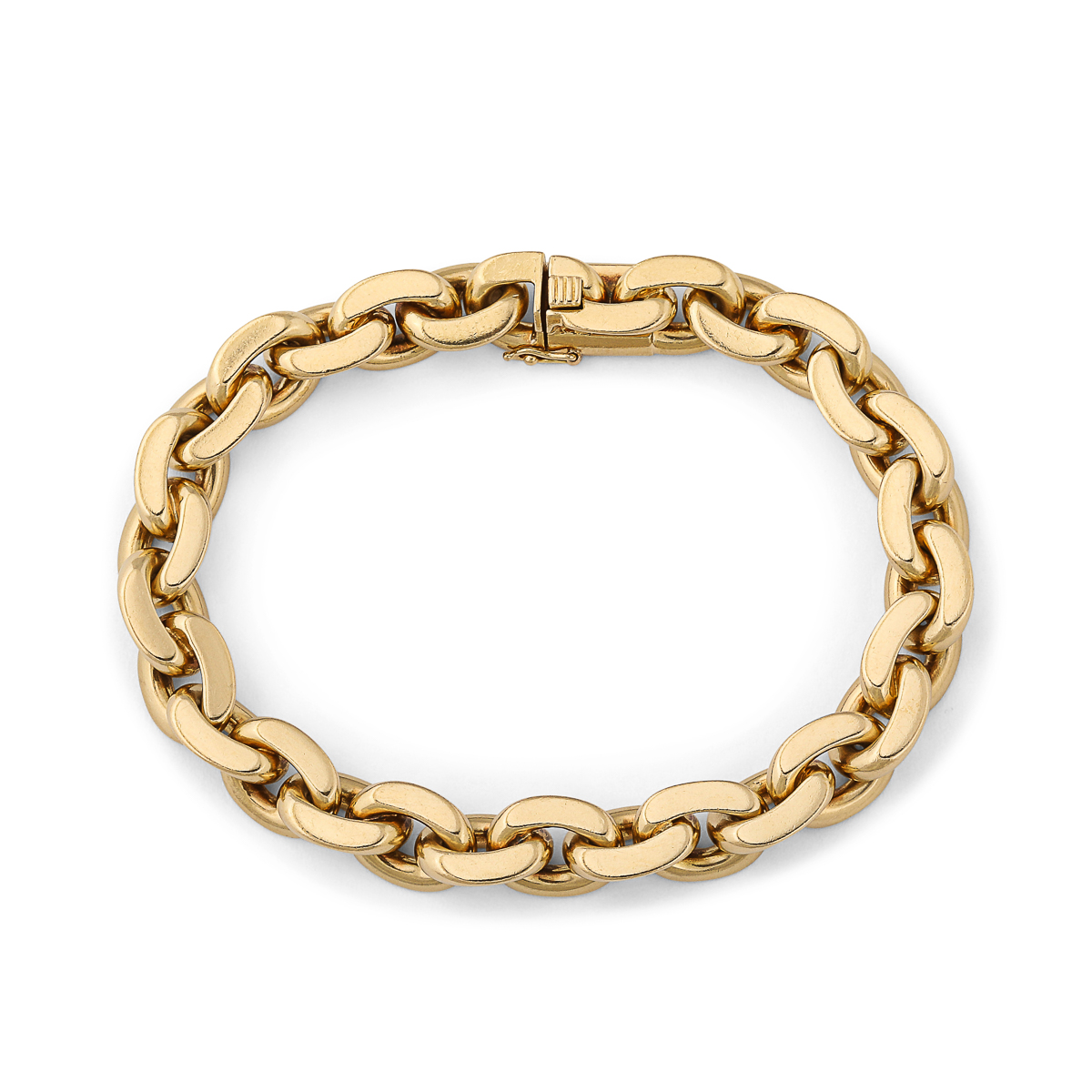 Gold link bracelet