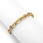 another view of the gold link bracelet