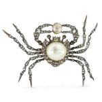 Antique French Crab Brooch 1