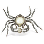 Antique French Crab Brooch 2