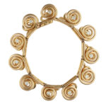 Mellerio Gold Swirl Necklace 3