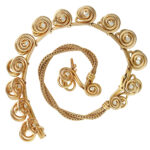 Mellerio Gold Swirl Necklace 5