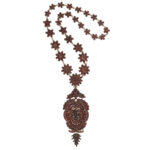 Garnet Cluster Necklace/Pendant